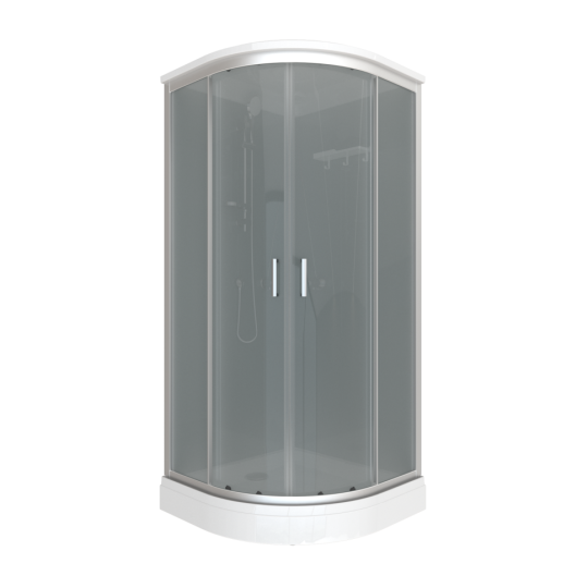 Душевая кабина Triton Прайм-Сатин-Вельвет А 90х90 низкий поддон